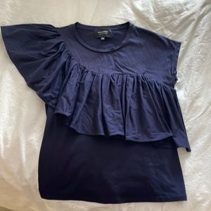 Banana Repulic Ruffle Tee